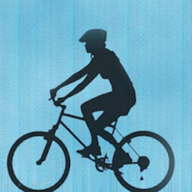 Photo of bicycle rider